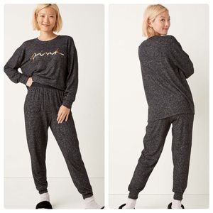 PINK VS COZY JOGGER SLEEP PANTS